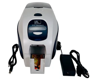 BUNDLE Zebra ZXP Series 3 Color Single-Sided ID Card Badge Printer USB - Picture 1 of 18