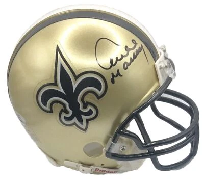 ARCHIE MANNING SIGNED AUTO NEW ORLEANS SAINTS MINI HELMET PSA/DNA - Image 1 of 2