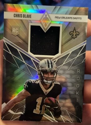 2022 Panini Phoenix RC Chris Olave Jersey /149 Gold Rookie Saints - Image 1 of 2