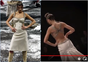 ALEXANDER MCQUEEN AW03 Runway Vintage Embellished Wool Dress IT42 - Collectors - Picture 1 of 12