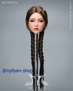 YMTOYS YMT072A 1/6 Asian Beauty Girl Head Sculpt For 12" TBL PH Female Body Toy - Picture 1 of 5