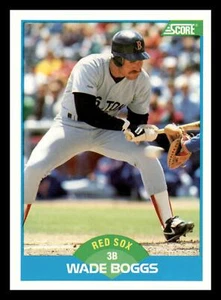 1989 Score Wade Boggs #175 Boston Red Sox Centered Near Mint NM - Picture 1 of 2