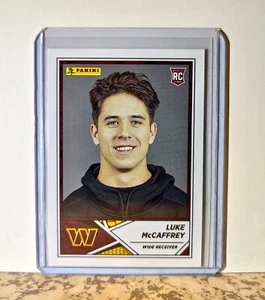 Luke McCaffrey 2024 Panini NFL #99 Rookie Sticker Card Washington Commanders - Picture 1 of 2