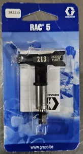 Graco RAC 5 Airless Spray Tip 213, Size 0.013" NEW! 262213 (286213) switch tip - Picture 1 of 3