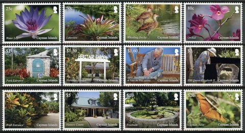 Cayman Isl Flowers Stamps 2020 MNH HM Queen Elizabeth II Botanic Park 12v Set Cover