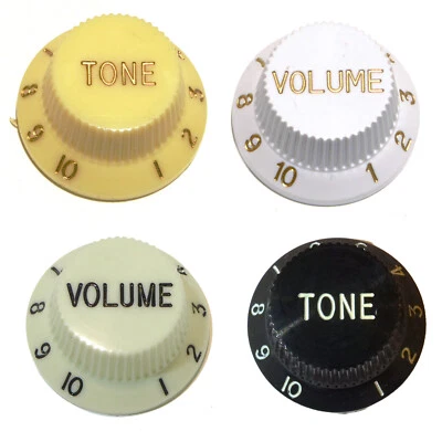 Guitar knobs tone / volume Choice of Colour Strat / Stratocaster replacment - Image 1 of 2