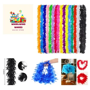 16 Pieces Boas for Party Bulk 6.6 ft Feather Boas for Adults Mardi Gras Costu... - Picture 1 of 8