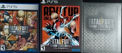 Fatal Fury: City Of The Wolves-PS5 Steelbook Edition (CÓDIGO DIGITAL NO INCLUIDO) Foto 1 de 2