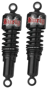 Burly Brand Slammer 10.5" Shocks For Harley-Davidson FXD 1991-2017 Black - Picture 1 of 3