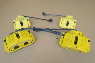 05-13 C6 Corvette Front and Rear Brake Calipers Yellow 71725 - Image 1 of 4