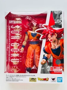 S.H.Figuarts Super Saiyan God Son Goku Dragon Ball Super Bandai Giappone - Foto 1 di 8