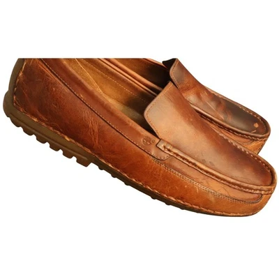 Timberland Smart Comfort Marrón Cuero Mocasines Zapatos para Conducir 10.5W Taco Ancho Sin usar, en caja Foto 1 de 4