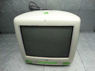 Apple iMac G3 Lime 400MHz 2000 M5521 64MB RAM 10GB All-in-One Computer Vintage - Immagine 1 di 4