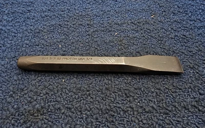 Proto 86A5/8S2: 7" OAL x 3/4" Blade Width Cold Chisel 3/4" Tip, 5/8" Stock - Image 1 of 4