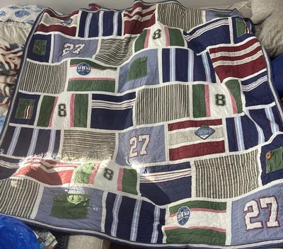 Pottery Barn Kids All Star Sports Theme Twin Quilt Boys Bedroom Decor! - Image 1 of 4