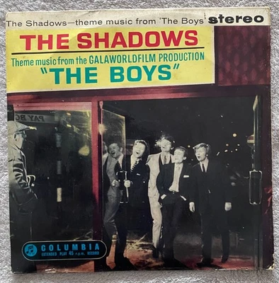 The Shadows – Theme Music From "The Boys"  7in Vinyl Record - Image 1 of 4