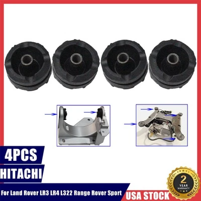 Kit de compresor de suspensión neumática 4X HITACHI para Land Rover LR3 LR4 Range Rover L322 Foto 1 de 4