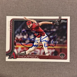 RYAN THOMPSON Signed Autograph 2025 Topps Series 1 One Card Arizona D-Backs #265 - Picture 1 of 1