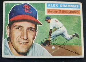 1956 Topps #37 Alex Grammas St. Louis Cardinals - Picture 1 of 2