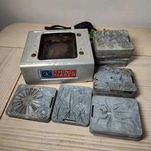 1964 Mattel Thingmaker Creepy Crawlers Molds – Lot of 16 W/ Oven - Picture 1 of 6