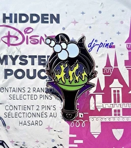 2025 Disneyland Hidden Disney Wave B Bubble Wand Maleficent Disney Pin - Bild 1 von 2