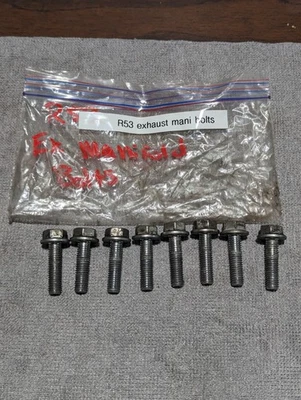 Parafusos de montagem coletor de escape R53 Mini Cooper S - Imagem 1 de 3