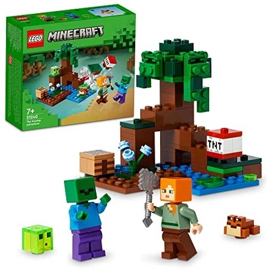 LEGO Toy Minecraft Swamp Adventure Boys Girls Minecraft Children's Goods Game - Photo 1/4