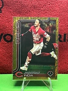 2025 Topps - Jonathan India #102 - Gold Holo Foil /50 - Foto 1 di 2