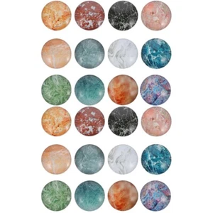 2 Pieces Kühlschrankmagnet Aus Marmor Glasabziehbilder Glasfleck - Afbeelding 1 van 12