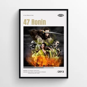 Impresión de póster de película 47 Ronin, arte de pared - sin marco - Imagen 1 de 3