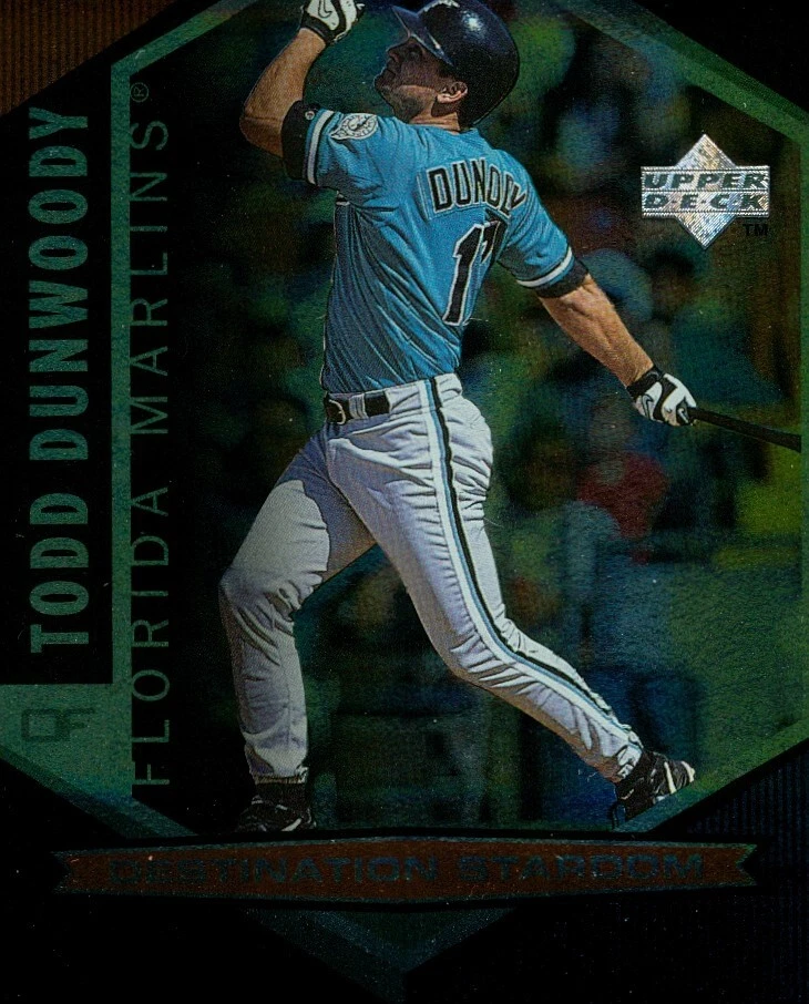 1998 Upper Deck Destination Stardom Todd Dunwoody 18 Marlins - Image 1 of 2