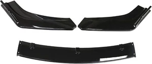For Audi A4 S4 Rs4 2008-2012 B8 Front Bumper Lip Spoiller Splitter Glossy Black - Bild 1 von 5