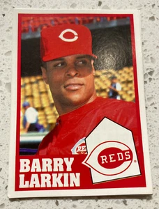Pegatina venezolana Panini 1998 Barry Larkin Cincinnati Reds rara corte - Imagen 1 de 1