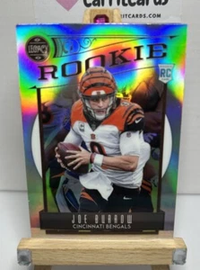 JOE BURROW 2020 Panini Chronicles Legacy Rookie RC SILVER PRIZM #201 Bengals - Foto 1 di 6