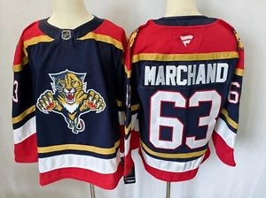 ¡¡LO ÚLTIMO!! Brad cosido #63 Marchand Florida Panther nombre y número regalo hecho por fans - Imagen 1 de 4
