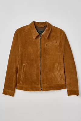 Schott Unlined Rough Out Cowhide Jacket Style: 375 Size L - Image 1 of 4