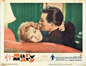 Debbie Reynolds, Mary Mary (1959) Lobby Card #7b