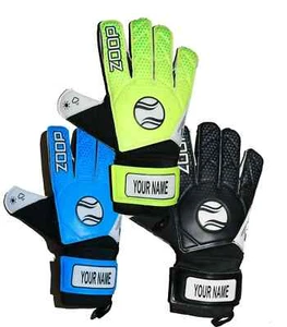 Zoop Pro Defender Roll & Flat Finger Savers Goalkeeper Gloves Sizes 7-8-9-10-11 - Picture 1 of 13
