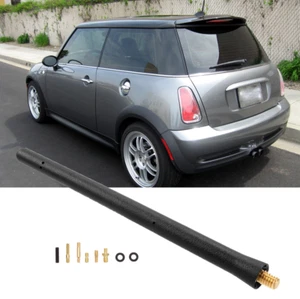 US 7" inch/23cm Short Antenna Mast Rod Radio AM/FM For MINI COOPER 2002-2023 - Picture 1 of 11