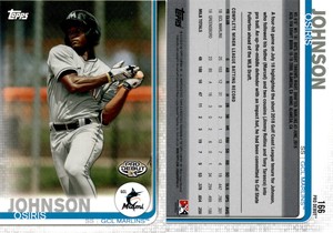 Osiris Johnson 2019 Topps Pro Debut Baseball Card 166  GCL Marlins