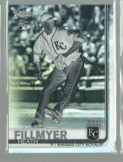 2019 Topps Chrome Negative Refractors #97 Heath Fillmyer RC (ref 75968) - Image 1 of 1