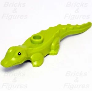 LEGO® Baby Alligator / Crocodile Minifigure Lime Town City Missions Part 60353 - Picture 1 of 4
