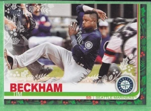 2019 Topps Holiday Walmart Mega Box #HW120 Tim Beckham Seattle Mariners - Picture 1 of 2