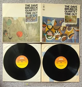 DAVE BRUBECK-TIME OUT/TIME FURTHER OUT-ORIGINAL 2xLP's RE-ISSUED ON CBS RECORDS - Picture 1 of 2