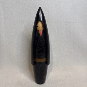 Muñeca Sosaku Kokeshi de colección del Maestro Shozan Shido Winter Girl RARA 🔥 - Imagen 1 de 9