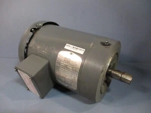 BOSTON GEAR Motor 1HP 35J73-87 1725RPM 143TC 3PH 208-230/460V TEFC HUTF-B - Picture 1 of 14