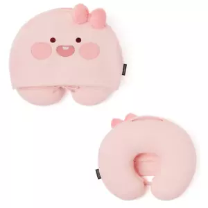 KAKAO FRIENDS Cuscino collo con cappuccio rosa - Little Apeach Edizione Limitata - Foto 1 di 4