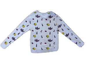 H&M geteiltes weißes Top Mädchen Crew Größe S - Bild 1 von 4