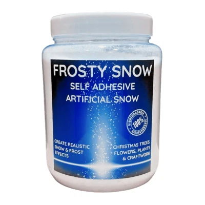 Frosty Snow - Artificial Snow Powder - Biodegradable - Self Adhesive - 100 grams - Image 1 of 4