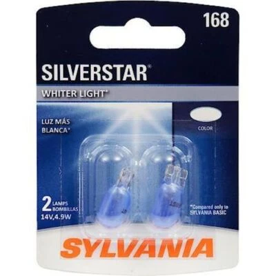 Bombilla de matrícula-SYLVANIA SilverStar Blister Pack TWIN CARQUEST 168STBP Foto 1 de 4
